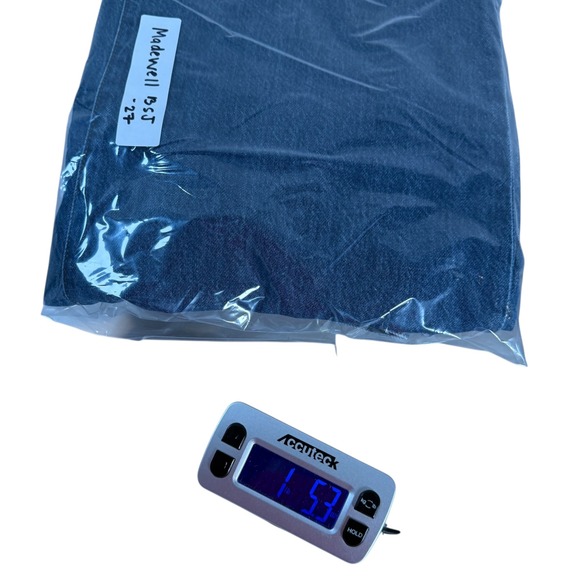 Madewell Baggy Straight Jeans Womens 27 28 × 30 Blue High Rise Loose Relaxed - Picture 11 of 12